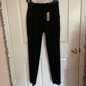 NWT Theory Full Length Black Trousers Size 0